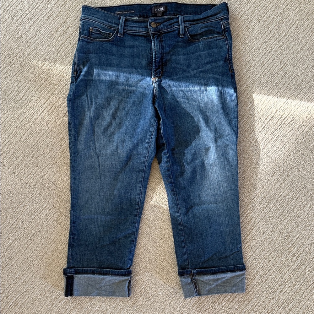 NYDJ Dark Blue Cropped Jeans